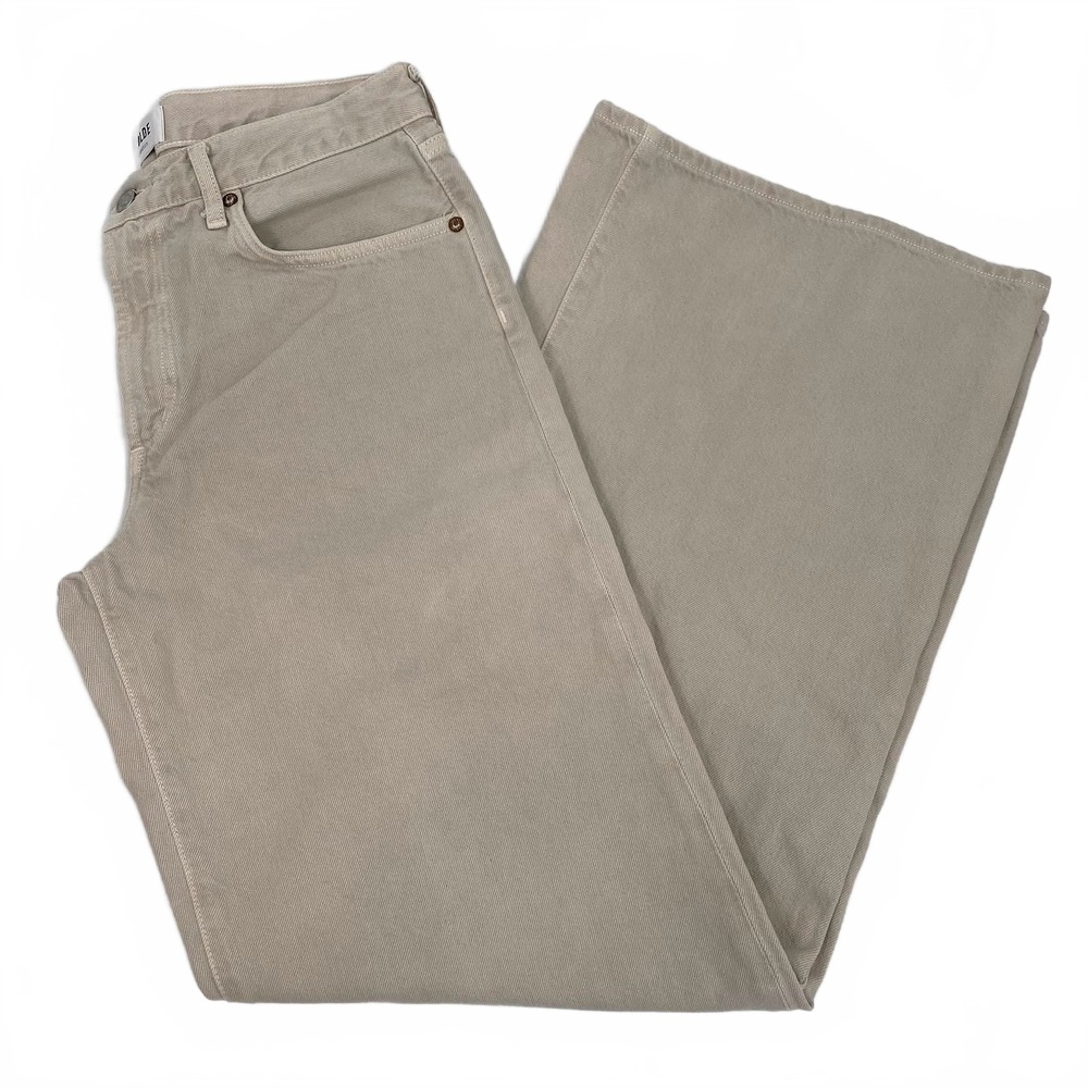 Agolde Beige Clara Wide Leg Jeans | Womens 27